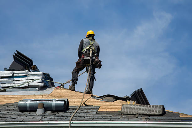 Professional Roofing technician working in Florissant, CO